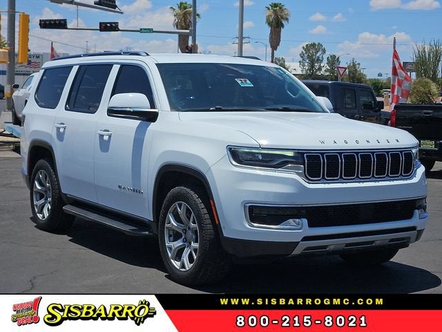 2022 Jeep Wagoneer Series II in White — front three-quarter view