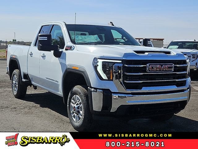 2026 GMC Sierra 2500 HD SLE in Summit White — front three-quarter view