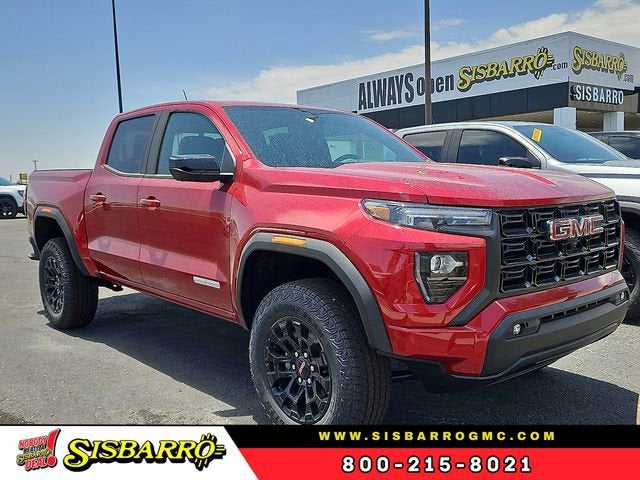 2026 GMC Canyon Elevation in Volcanic Red Tintcoat — front three-quarter view