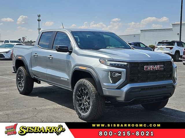 2026 GMC Canyon Elevation in Sterling Metallic — front three-quarter view