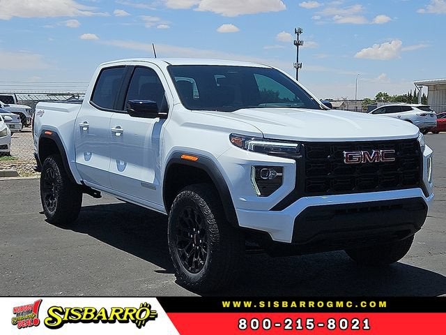2026 GMC Canyon Elevation in Summit White — front three-quarter view