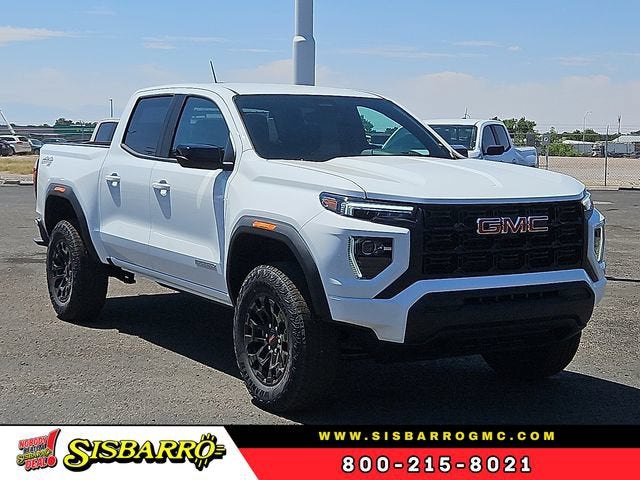 2026 GMC Canyon Elevation in Summit White — front three-quarter view