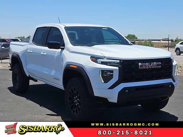 2026 GMC Canyon Elevation in Summit White — front three-quarter view