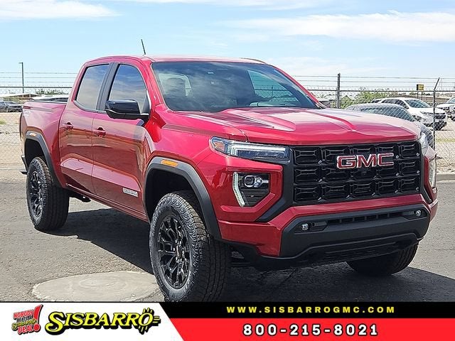 2026 GMC Canyon Elevation in Volcanic Red Tintcoat — front three-quarter view