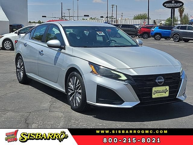 2024 Nissan Altima 2.5 SV in Silver — front three-quarter view