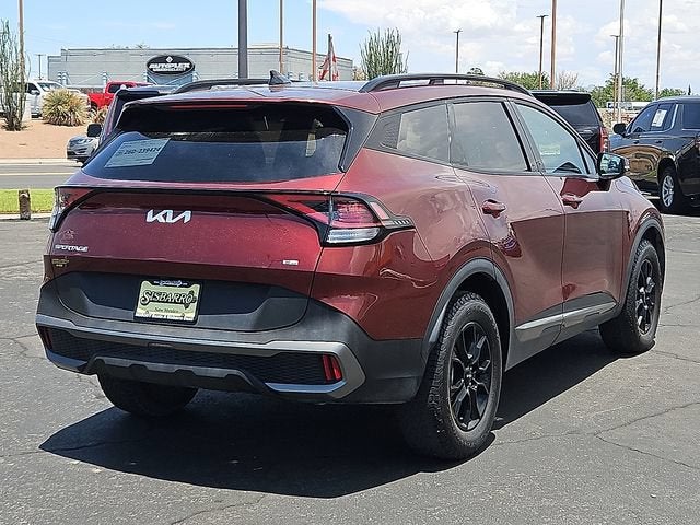 2023 Kia Sportage — rear three-quarter view